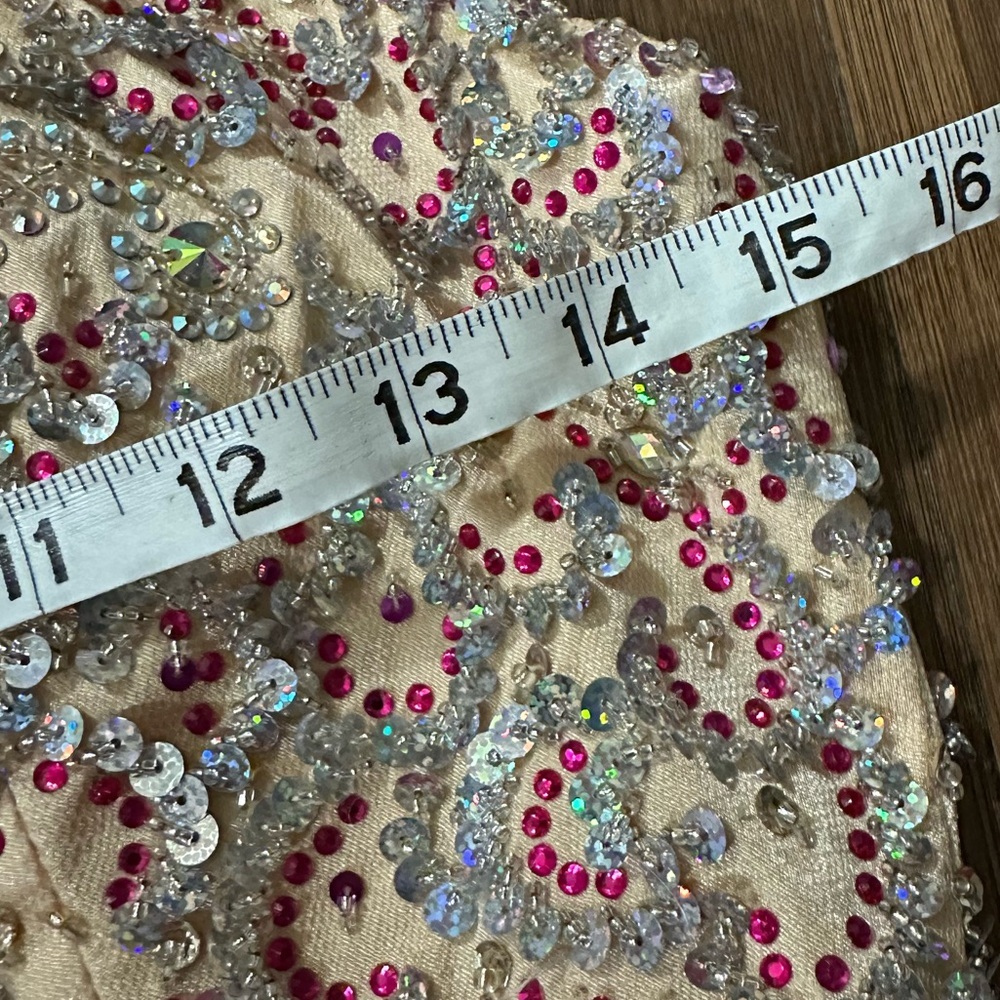 NWT Mac Duggal embellished short prom homecoming event dress 81928N fuschia sz 2 - Picture 8 of 10